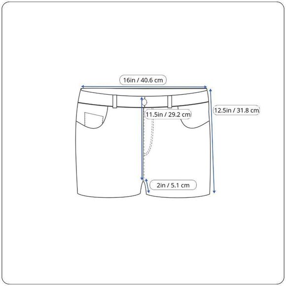 Tommy Hilfiger Womens Size 14 Stretch Blue Denim Jean Shorts - Picture 7 of 7